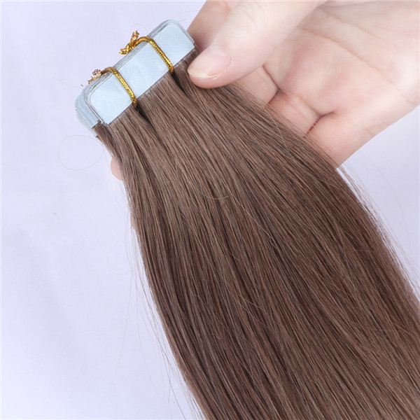 Top quality Virgin remy russian hair double drawn best human hair tape hair in extensions XS078